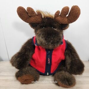 1997‎ Build-A-Bear Dark Brown Alaskan Moose Plush Stuffed Animal 16" RETIRED BAB
